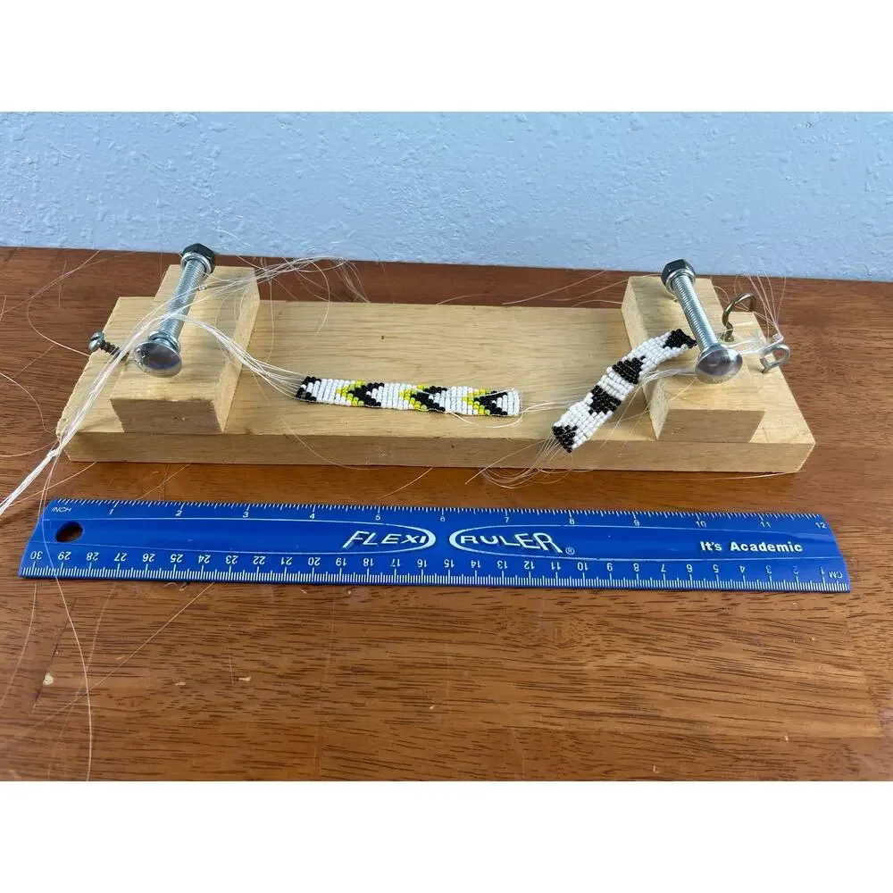 Handmade Wooden Bead Loom & WigJig Olympus Lite Jewelry Making